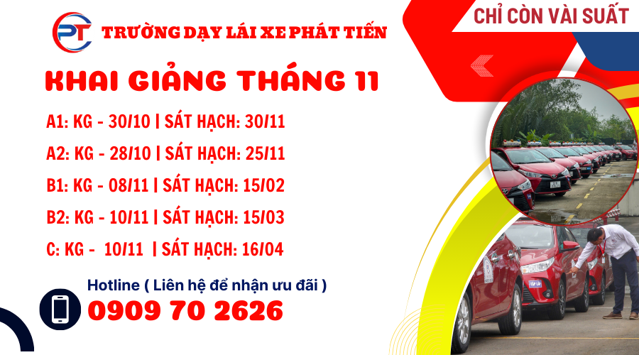 KHAI GIẢNG KHOÁ HỌC THÁNG 11